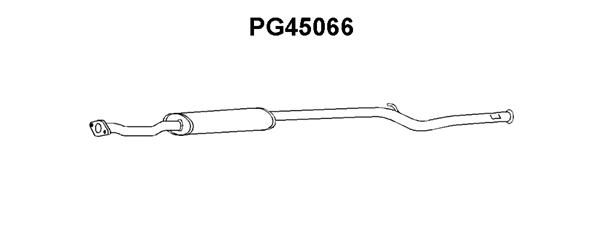 VENEPORTE Vidējais izpl. gāzu trokšņa slāpētājs PG45066