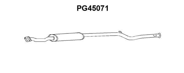 VENEPORTE Vidējais izpl. gāzu trokšņa slāpētājs PG45071