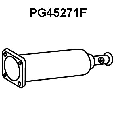 VENEPORTE Сажевый / частичный фильтр, система выхлопа ОГ PG45271F