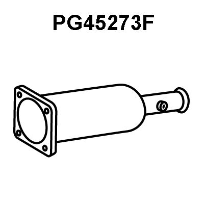 VENEPORTE Nosēdumu-/Daļiņu filtrs, Izplūdes gāzu sistēma PG45273F