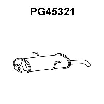 VENEPORTE Izplūdes gāzu trokšņa slāpētājs (pēdējais) PG45321