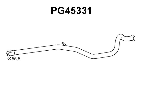 VENEPORTE Izplūdes caurule PG45331