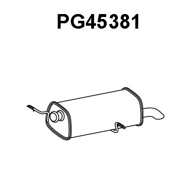 VENEPORTE Izplūdes gāzu trokšņa slāpētājs (pēdējais) PG45381