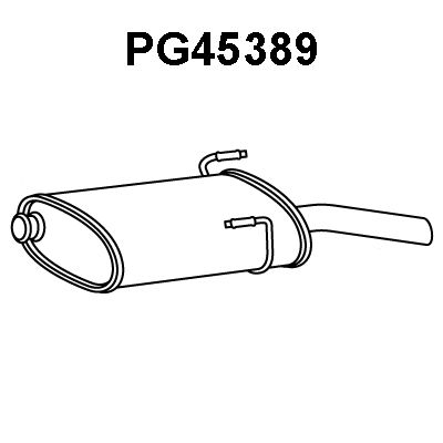 VENEPORTE Izplūdes gāzu trokšņa slāpētājs (pēdējais) PG45389