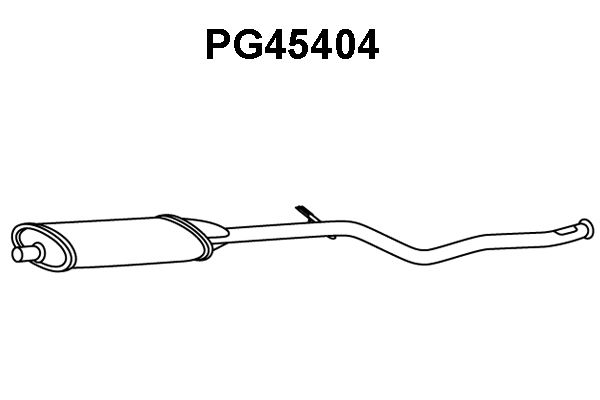 VENEPORTE Предглушитель выхлопных газов PG45404