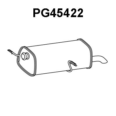 VENEPORTE Izplūdes gāzu trokšņa slāpētājs (pēdējais) PG45422
