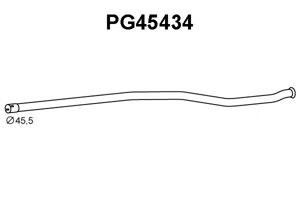 VENEPORTE Izplūdes caurule PG45434