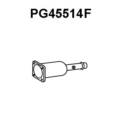 VENEPORTE Nosēdumu-/Daļiņu filtrs, Izplūdes gāzu sistēma PG45514F