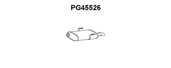 VENEPORTE Izplūdes gāzu trokšņa slāpētājs (pēdējais) PG45526