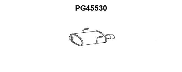VENEPORTE Izplūdes gāzu trokšņa slāpētājs (pēdējais) PG45530