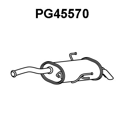 VENEPORTE Глушитель выхлопных газов конечный PG45570