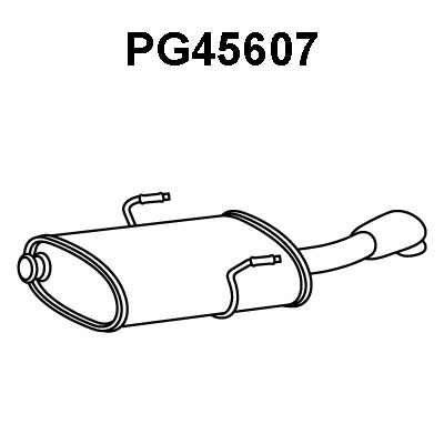VENEPORTE Izplūdes gāzu trokšņa slāpētājs (pēdējais) PG45607