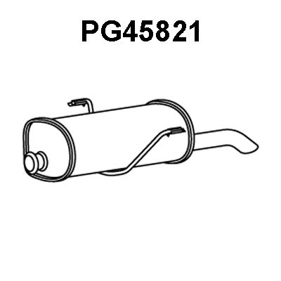 VENEPORTE Izplūdes gāzu trokšņa slāpētājs (pēdējais) PG45821