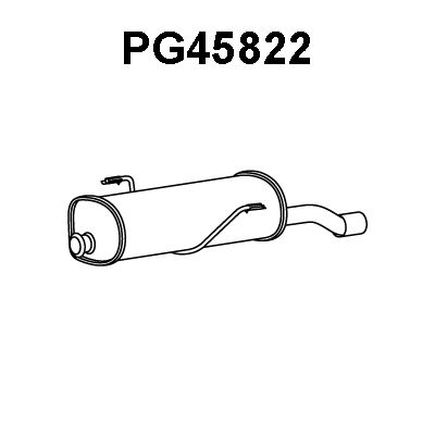 VENEPORTE Глушитель выхлопных газов конечный PG45822