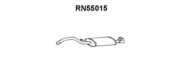 VENEPORTE Izplūdes gāzu trokšņa slāpētājs (pēdējais) RN55015
