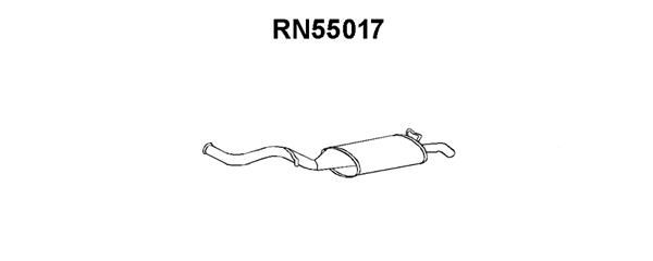 VENEPORTE Izplūdes gāzu trokšņa slāpētājs (pēdējais) RN55017