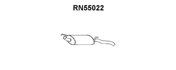 VENEPORTE Глушитель выхлопных газов конечный RN55022