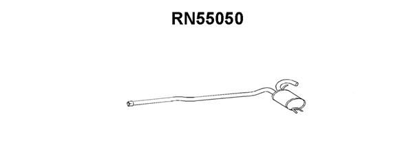 VENEPORTE Средний глушитель выхлопных газов RN55050