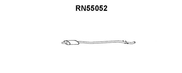 VENEPORTE Средний глушитель выхлопных газов RN55052