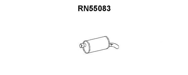 VENEPORTE Izplūdes gāzu trokšņa slāpētājs (pēdējais) RN55083