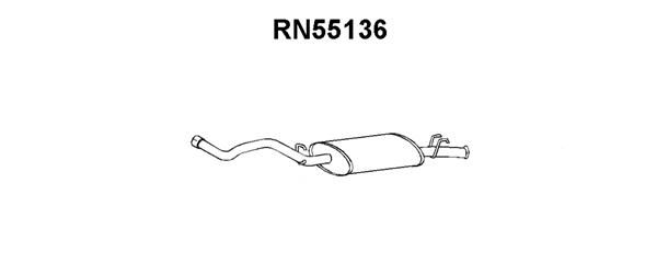 VENEPORTE Глушитель выхлопных газов конечный RN55136