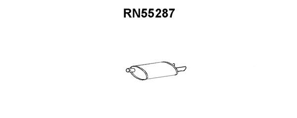 VENEPORTE Izplūdes gāzu trokšņa slāpētājs (pēdējais) RN55287