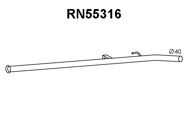 VENEPORTE Izplūdes caurule RN55316