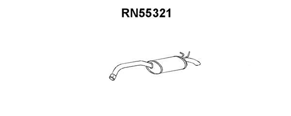 VENEPORTE Izplūdes gāzu trokšņa slāpētājs (pēdējais) RN55321