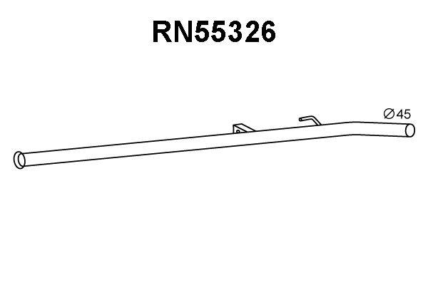 VENEPORTE Izplūdes caurule RN55326