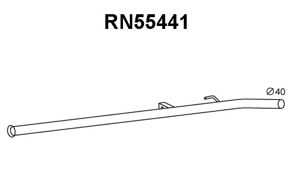 VENEPORTE Izplūdes caurule RN55441