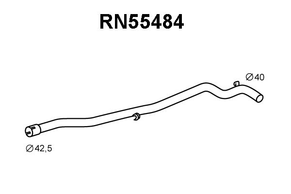 VENEPORTE Труба выхлопного газа RN55484