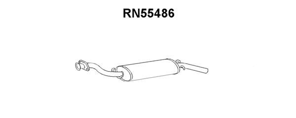 VENEPORTE Izplūdes gāzu trokšņa slāpētājs (pēdējais) RN55486