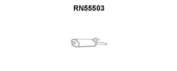 VENEPORTE Izplūdes gāzu trokšņa slāpētājs (pēdējais) RN55503