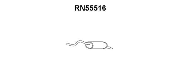 VENEPORTE Izplūdes gāzu trokšņa slāpētājs (pēdējais) RN55516