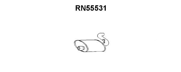 VENEPORTE Глушитель выхлопных газов конечный RN55531