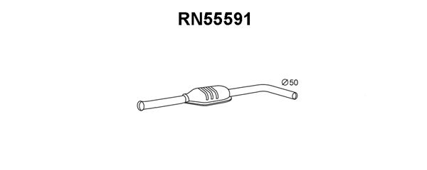 VENEPORTE Предглушитель выхлопных газов RN55591