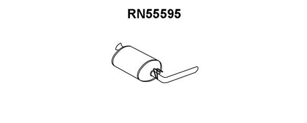 VENEPORTE Izplūdes gāzu trokšņa slāpētājs (pēdējais) RN55595