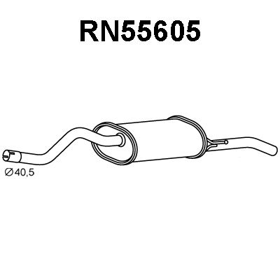 VENEPORTE Глушитель выхлопных газов конечный RN55605