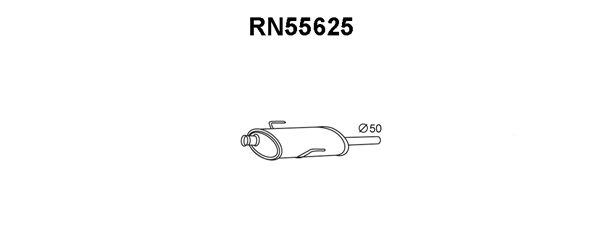 VENEPORTE Предглушитель выхлопных газов RN55625