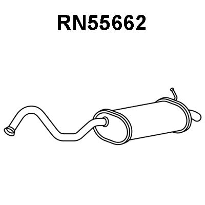 VENEPORTE Глушитель выхлопных газов конечный RN55662