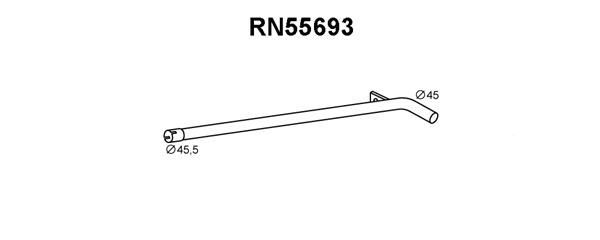 VENEPORTE Izplūdes caurule RN55693