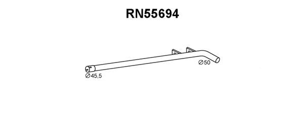 VENEPORTE Izplūdes caurule RN55694