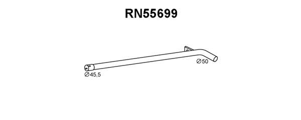 VENEPORTE Izplūdes caurule RN55699