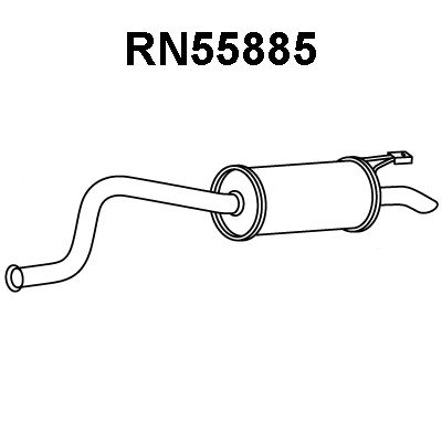 VENEPORTE Izplūdes gāzu trokšņa slāpētājs (pēdējais) RN55885