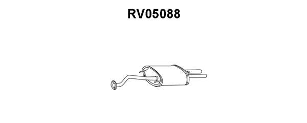 VENEPORTE Izplūdes gāzu trokšņa slāpētājs (pēdējais) RV05088