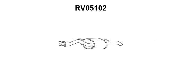 VENEPORTE Izplūdes gāzu trokšņa slāpētājs (pēdējais) RV05102
