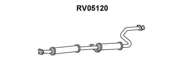 VENEPORTE Izplūdes gāzu priekšslāpētājs RV05120