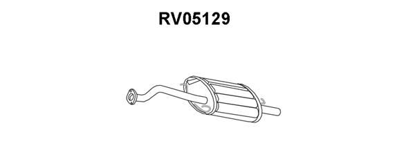 VENEPORTE Глушитель выхлопных газов конечный RV05129