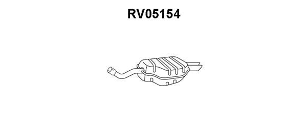 VENEPORTE Izplūdes gāzu trokšņa slāpētājs (pēdējais) RV05154