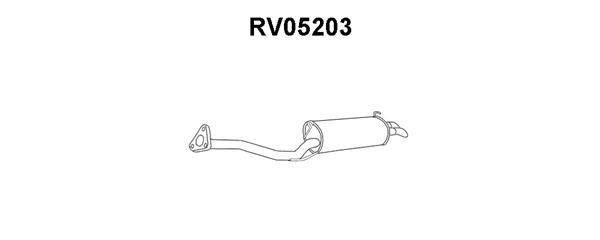 VENEPORTE Izplūdes gāzu trokšņa slāpētājs (pēdējais) RV05203